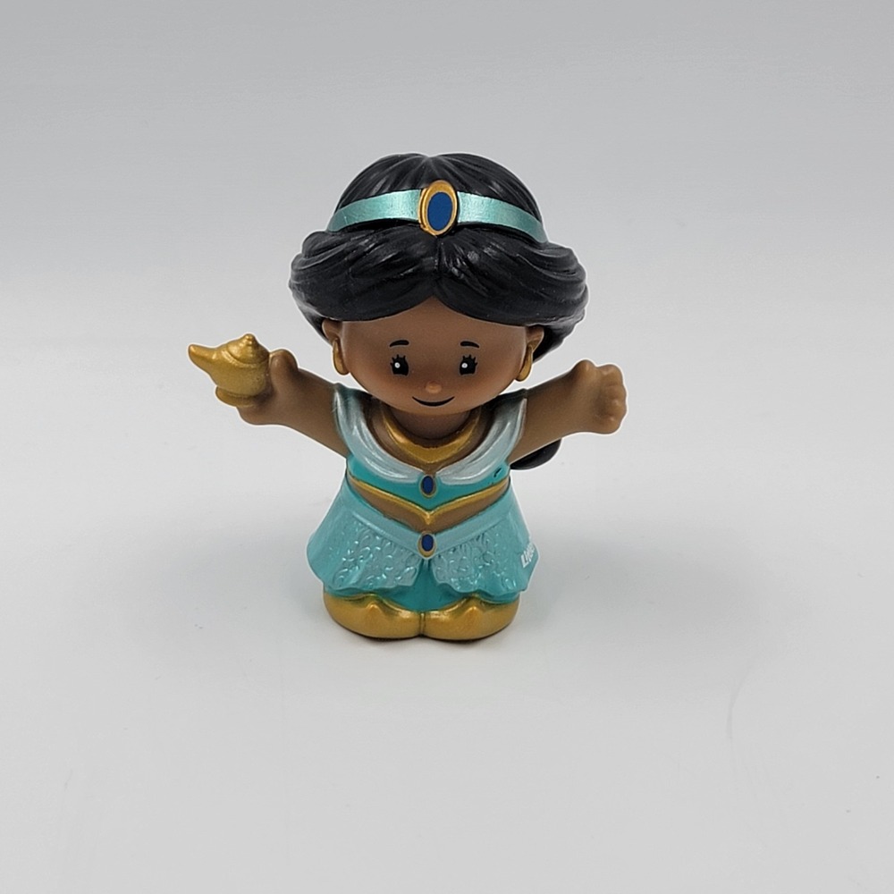 Little People Princess Jasmine Figure Mattell Disney Genie Lamp Doll Play